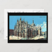 Ancienne carte postale - Milan, Duomo (Devant / Derrière)