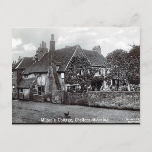Ancienne carte postale - Milton's Cottage, Chalfon