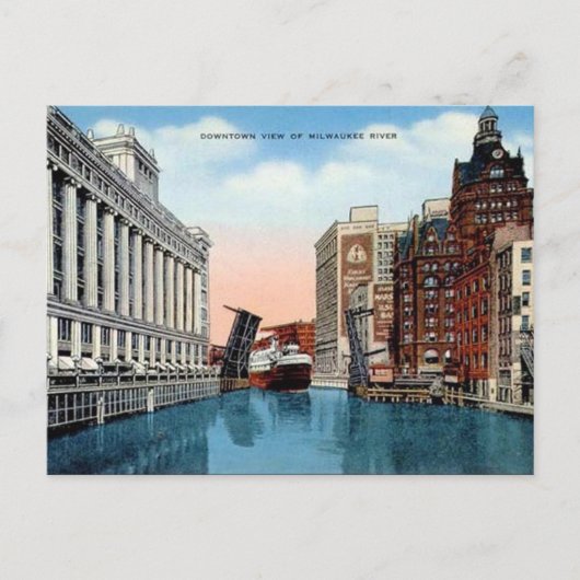 Ancienne carte postale - Milwaukee, Wisconsin, Éta (Devant)