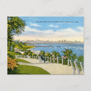 Ancienne carte postale - Milwaukee, Wisconsin, Éta