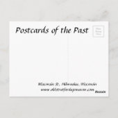 Ancienne carte postale - Milwaukee, Wisconsin, USA (Dos)