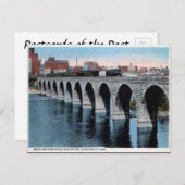 Ancienne carte postale - Minneapolis, Minnesota (Devant / Derrière)