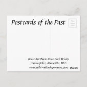 Ancienne carte postale - Minneapolis, Minnesota (Dos)