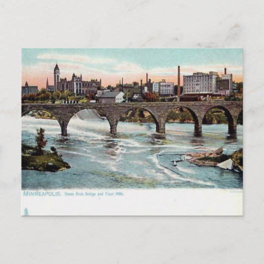 Ancienne carte postale - Minneapolis, Minnesota (Devant)