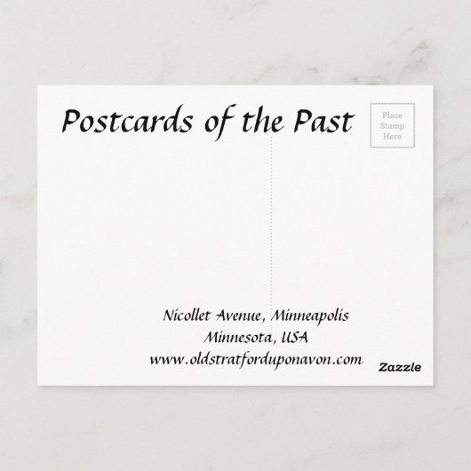 Ancienne carte postale - Minneapolis, Minnesota, É (Dos)