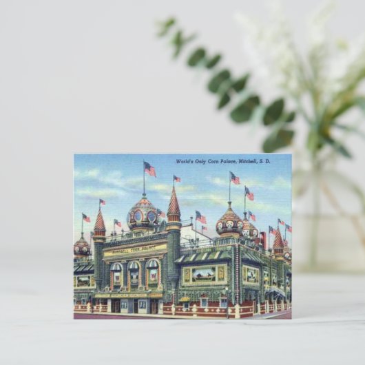 Ancienne carte postale - Mitchell, Dakota du Sud (Debout devant)