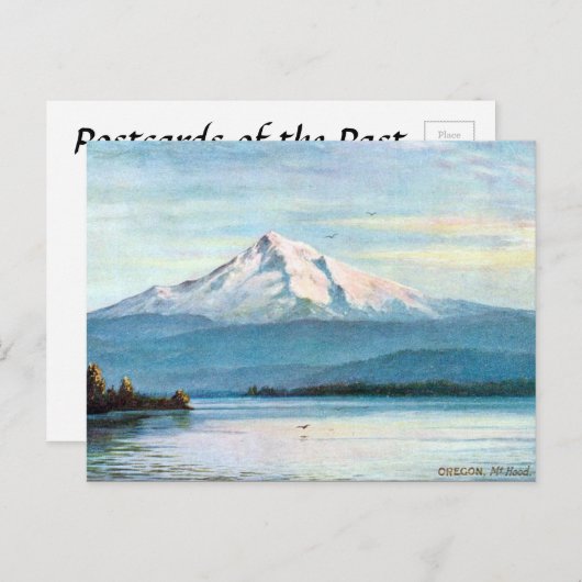 Ancienne carte postale - Mont Hood, Oregon (Devant / Derrière)