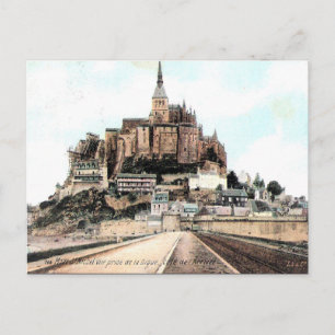 Ancienne carte postale - Mont-Saint-Michel, Manche