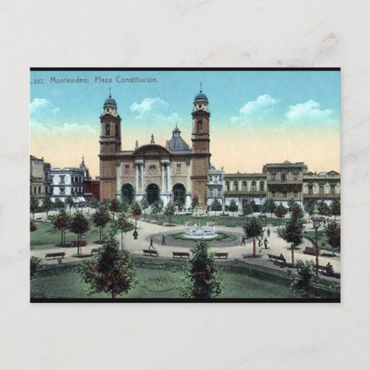 Ancienne carte postale - Montevideo, Uruguay (Devant)