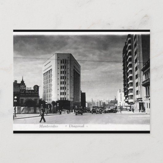 Ancienne carte postale - Montevideo, Uruguay (Devant)