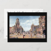 Ancienne carte postale - Mumbai, Victoria Terminus (Devant / Derrière)