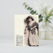 Ancienne carte postale - Nancy de "Oliver Twist" (Debout devant)