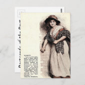 Ancienne carte postale - Nancy de "Oliver Twist" (Devant / Derrière)