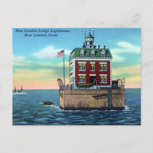 Ancienne carte postale - New London, Connecticut (Devant)
