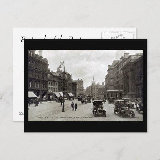 Ancienne carte postale - Newcastle-on-Tyne (Devant / Derrière)