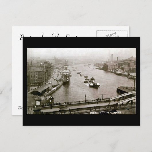 Ancienne carte postale - Newcastle-upon-Tyne (Devant / Derrière)