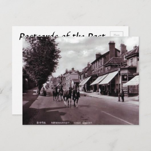 Ancienne carte postale - Newmarket, Suffolk (Devant / Derrière)