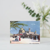 Ancienne carte postale - Nice, France (Debout devant)