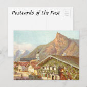 Ancienne carte postale - Oberammergau, Bavière, Al (Devant / Derrière)