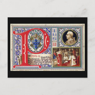 Ancienne carte postale - Pape Pie II
