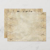 Ancienne carte postale Papier Grungy Blanc (Devant / Derrière)