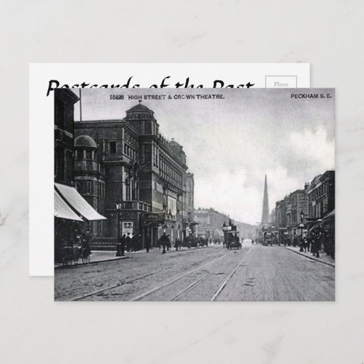 Ancienne carte postale - Peckham, Londres (Devant / Derrière)