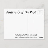 Ancienne carte postale - Peckham, Londres (Dos)