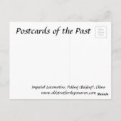 Ancienne carte postale - Pékin, Chine (Dos)