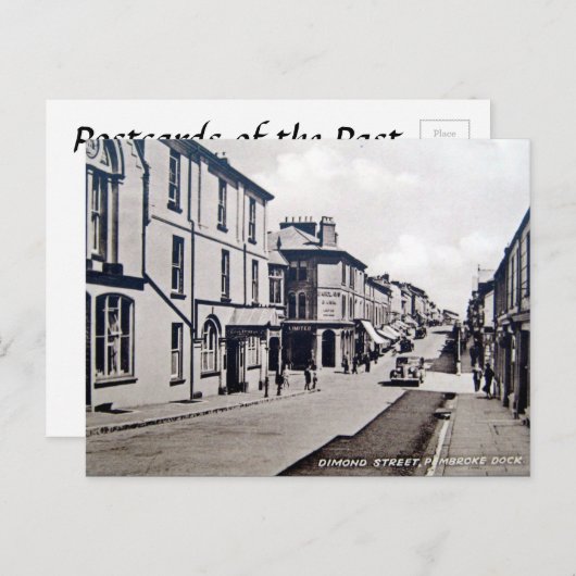 Ancienne carte postale - Pembroke Dock, Pays de Ga (Devant / Derrière)