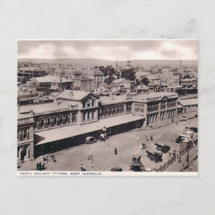 Ancienne carte postale - Perth, Australie occident