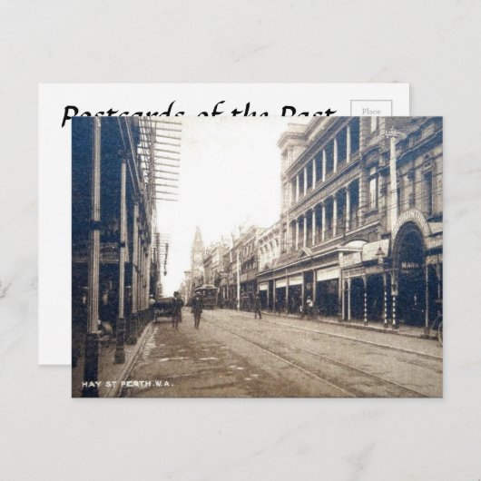 Ancienne carte postale - Perth, Australie occident (Devant / Derrière)