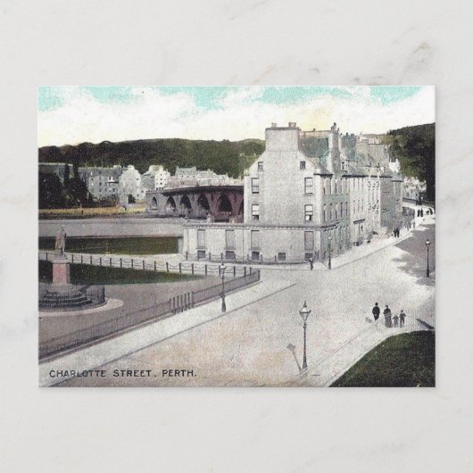 Ancienne carte postale - Perth, Écosse (Devant)