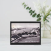 Ancienne carte postale - Pescara, le port (Debout devant)