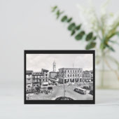 Ancienne carte postale - Pescara, Piazzale Stazion (Debout devant)
