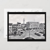 Ancienne carte postale - Pescara, Piazzale Stazion (Devant / Derrière)