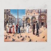 Ancienne carte postale - Piazza San Marco, Venise (Devant)