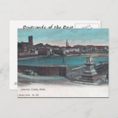 Ancienne carte postale - Pierre de traité, Limeric (Devant / Derrière)