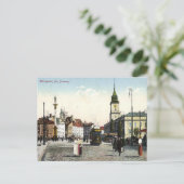 Ancienne Carte Postale - Plac Zamkowy, Varsovie, P (Debout devant)