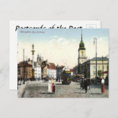 Ancienne Carte Postale - Plac Zamkowy, Varsovie, P (Devant / Derrière)