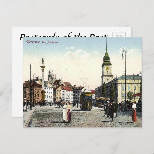 Ancienne Carte Postale - Plac Zamkowy, Varsovie, P (Devant / Derrière)