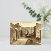 Ancienne carte postale - Pompei, Casa del Poeta Tr (Debout devant)