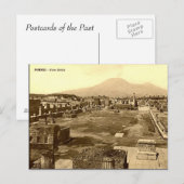 Ancienne Carte Postale - Pompei, Le Forum (Devant / Derrière)