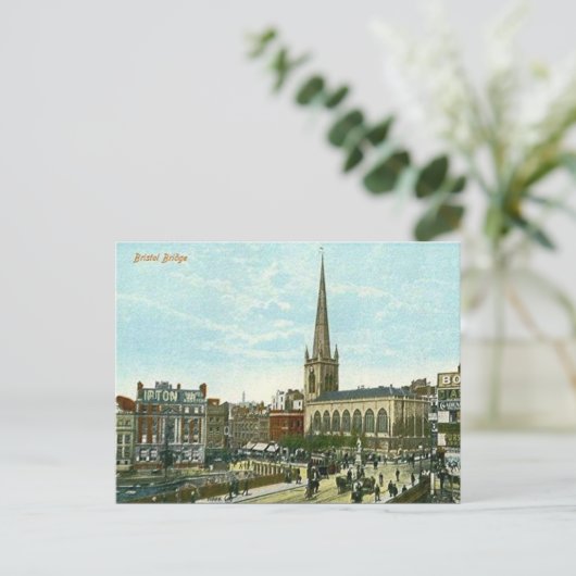 Ancienne carte postale - Pont Bristol (Debout devant)