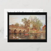 Ancienne carte postale - Pont Clopton, Stratford-u (Devant / Derrière)