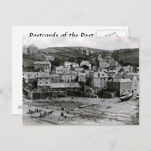 Ancienne carte postale - Port Isaac, Cornouailles (Devant / Derrière)