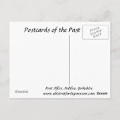 Ancienne carte postale - Poste, Halifax, Yorkshire (Dos)