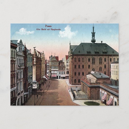 Ancienne carte postale - Poznan, Pologne (Devant)