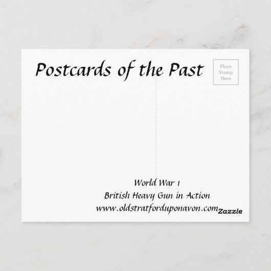 Ancienne carte postale - Première Guerre mondiale (Dos)