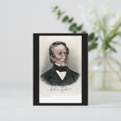 Ancienne carte postale - Président américain John  (Debout devant)