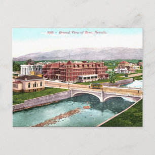 Ancienne carte postale - Reno, Nevada, USA